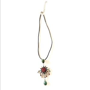 Western Bohemian Jeweled Sunshine necklace choker